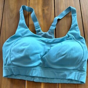 Gymshark Racer Back Sports Bra Light Blue